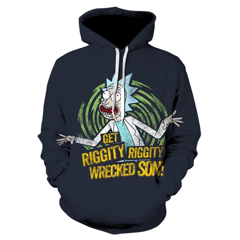 Rick and Morty Rick 'Get RIGGITY RIGGITY WRECKED SUN!' High Quality